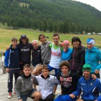 Gli azzurri a Sestriere