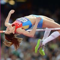 Anna Chicherova, oro nell'alto con 2,05 (foto Colombo/FIDAL)