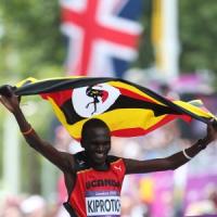 Maratona: l'oro olimpico Stephen Kiprotich (foto Colombo/FIDAL)