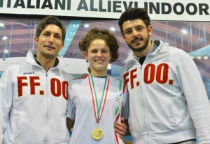 Allievi Anc_Maria Salvan sul podio con Cusin e Greco