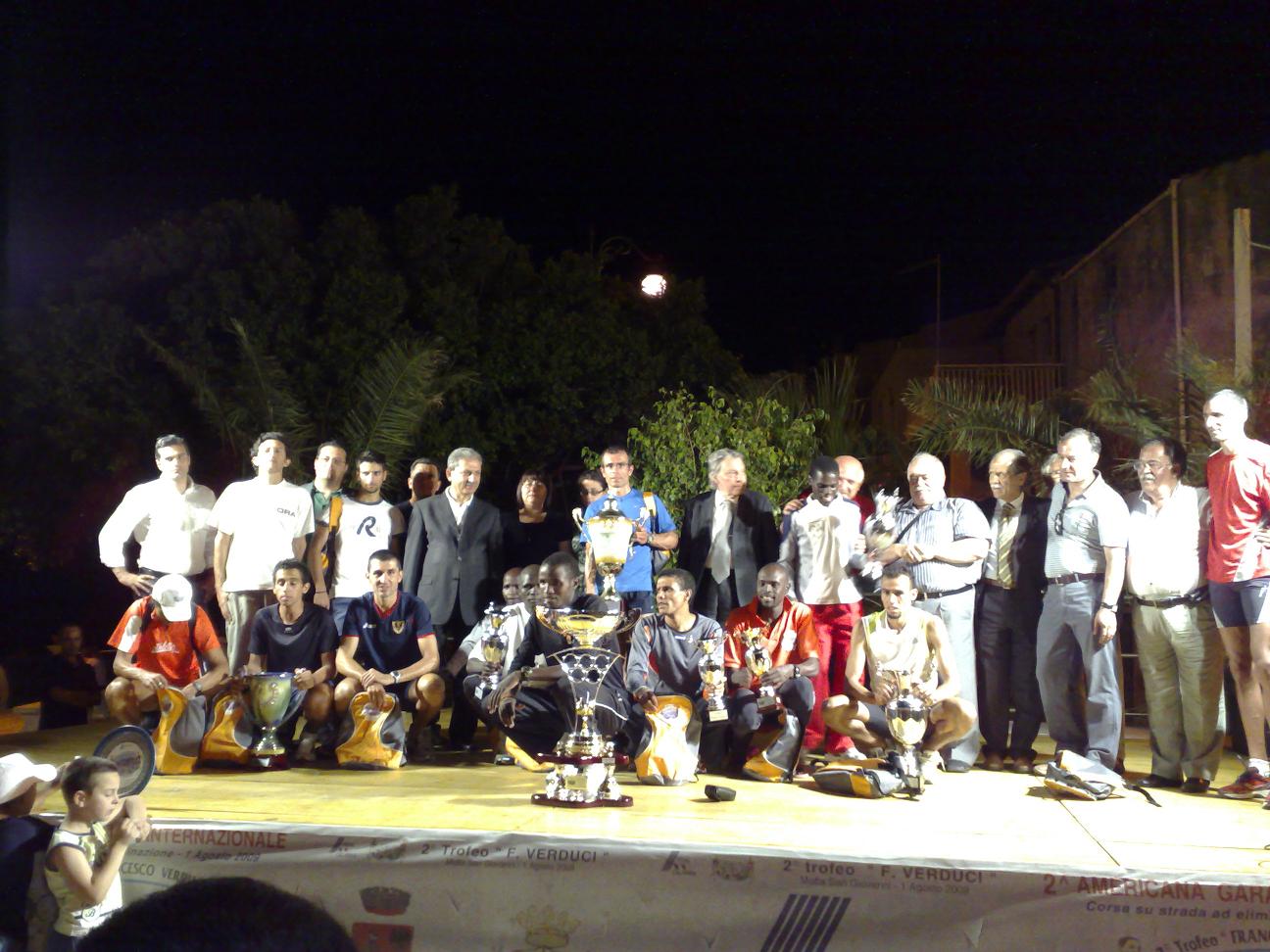 Premiazione 2a Americana a Motta San Giovanni