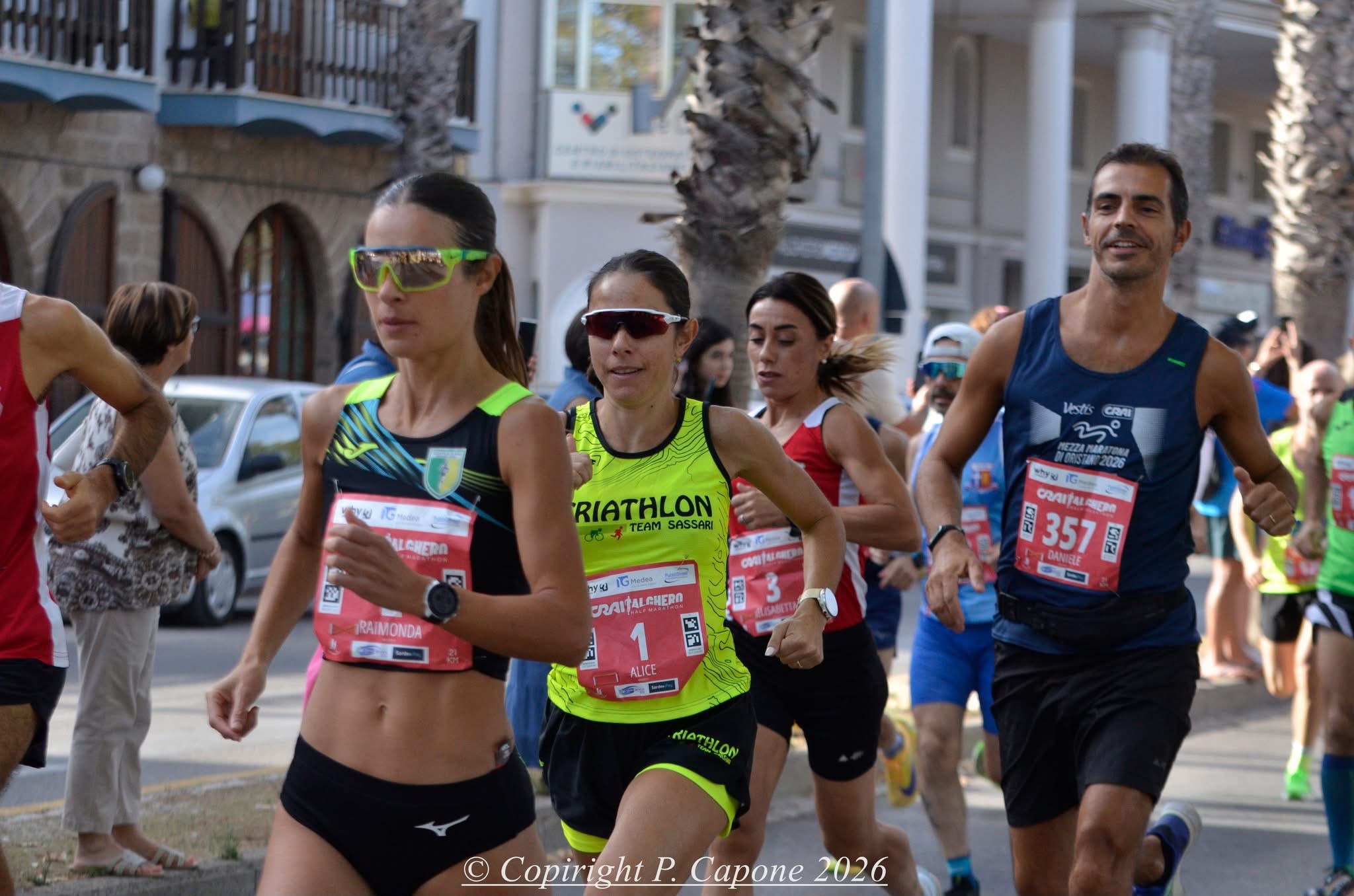 Raimonda Nieddu e Alice Capone in azione nella 21 km (Foto Pasquale Capone)