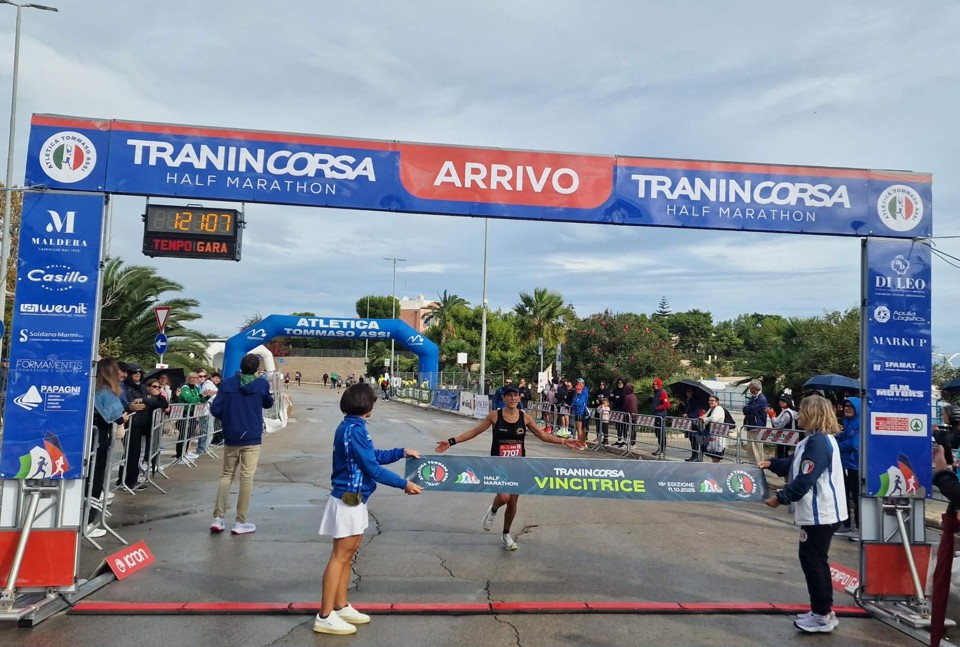 L'arrivo di Anita Martinelli alla XVI^ Tranincorsa