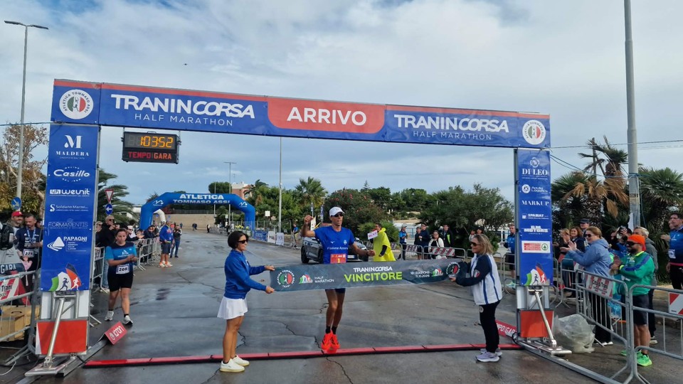 L'arrivo di Pasquale Selvarolo alla XVI^ Tranincorsa