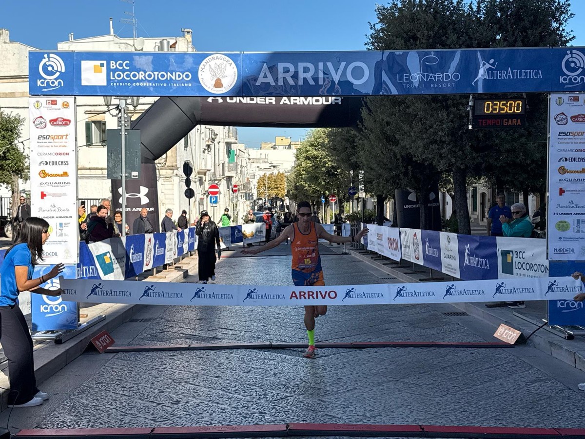 Francesco Quarato vince la VI^ Valle d'Itria Leonardo Trulli Race. Foto: ICRON