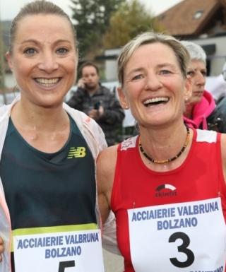 Kathrin Hanspeter und Petra Pircher (Foto: www.running.bz.it)