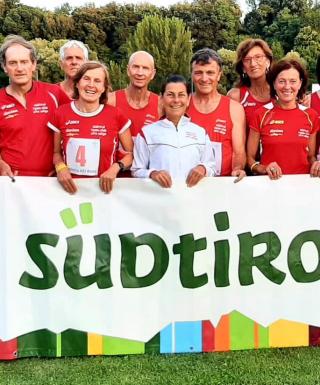 Die Athleten vom Südtirol Team Club