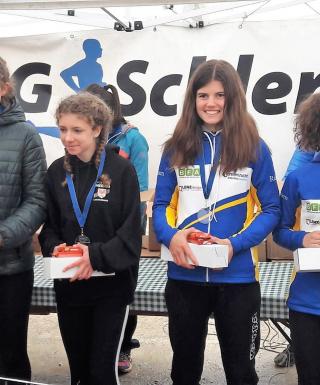 Veronika Hölzl, U18-Siegerin Lisa Kerschbaumer, Lisa Thaler und Lea Ploner 