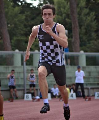 Marco Gianantoni, migliore accredito nei 100 metri