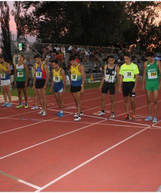 Partenza 2000 metri uomini seconda serie al Trofeo Galeotti