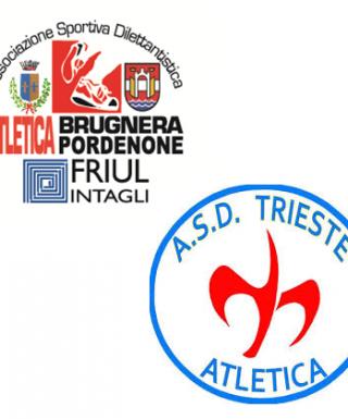 Logo Atletica Brugnera e Trieste Atletica
