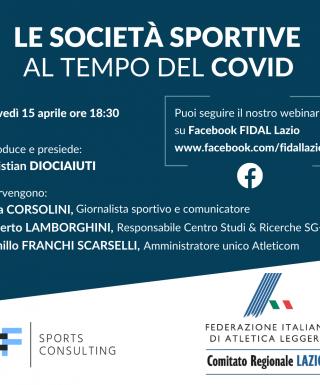 Il webinar di FIDAL Lazio e FF Sports Consulting