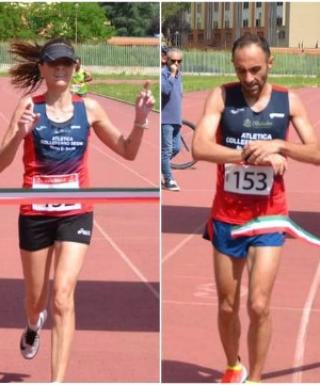Marco Girolami e Alessandra Scaccia (Atl. Colleferro Segni)