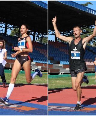Sofiia Yaremchuk (ACSI Italia Atletica) e Roman Prodius (LBM Sport Team) vincono alla Cecchignola