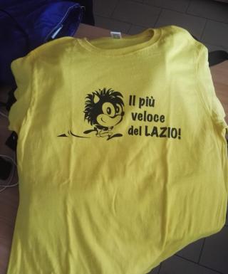 La maglia con Velino, mascotte di Rieti 2020