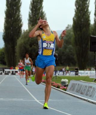 Luca Zanetti primo sui 2000 siepi (Foto Montesano/FIDAL)