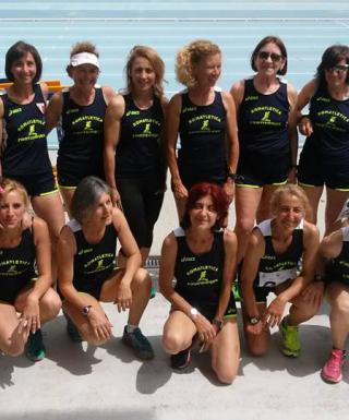La squadra femminile di Romatletica Footworks (Foto Romatletica Footworks)