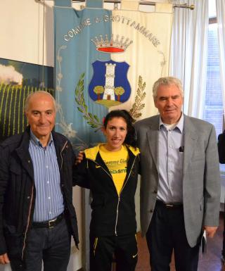 Antonella Palmisano con Vincenzo Ferretti e Armando De Vincentis