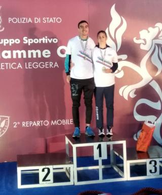 Dario De Caro e Michela Cesarò sul podio