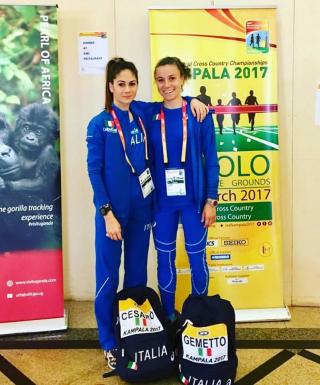 Michela Cesarò e Valentina Gemetto ai recenti Mondiali di Cross