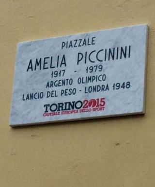 Targa Amelia Piccinini