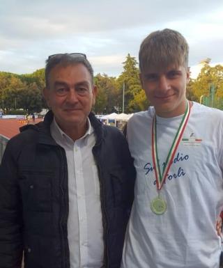 Mirko con il suo tecnico Giuseppe Catarrasi