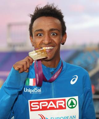 Yeman Crippa oro Under 23 nei 5000 metri nel 2017 - Foto di Giancarlo Colombo / FIDAL