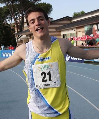 Lorenzo Paissan, campione tricolore ed europeo U20 dei 100 metri (Foto Colombo/Fidal)