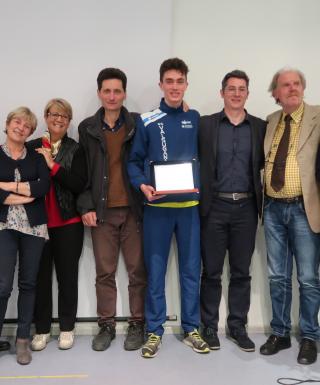 Aldo Andrei premiato come atleta dell'anno (Foto Giuseppe Facchini)