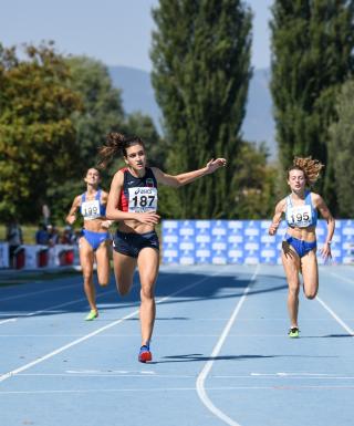 Nancy Demattè (Atletica Trento) seconda nei 400 metri - Foto di Francesca Grana / FIDAL