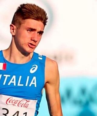 Lorenzo Ianes (Atletica Trento) in azzurro
