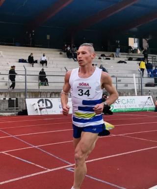 Fabio Conti, campione regionale dei 10000 metri
