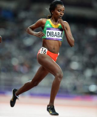 Dibaba, futuro da maratoneta (foto Colombo/FIDAL)