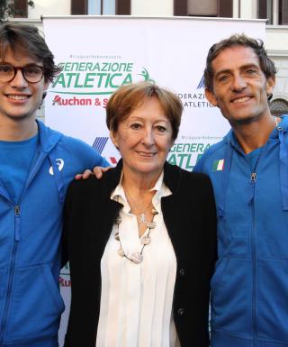 Marco Fassinotti, Sara Simeoni e Fabrizio Donato