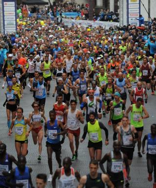 La partenza della scorsa edizione alla Firenze Marathon (foto Organizzatori)