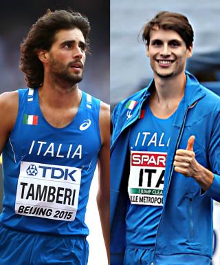 Gianmarco Tamberi e Marco Fassinotti (foto Colombo/FIDAL)
