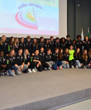 La squadra cadetti dell'Emilia-Romagna