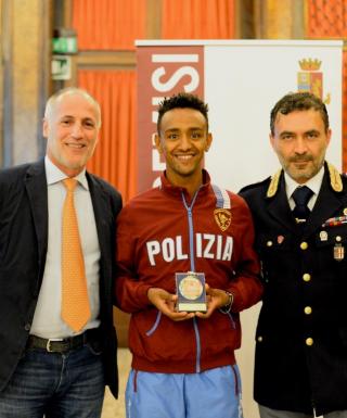  Yeman Crippa premiato a Padova