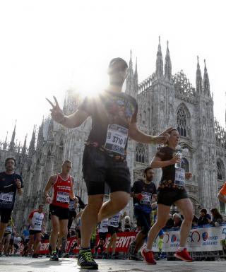 Milano Marathon (foto LaPresse)