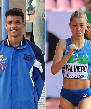 Lorenzo Simonelli ed Elisa Palmero (foto Esercito Sport&Giovani-foto Colombo/FIDAL)