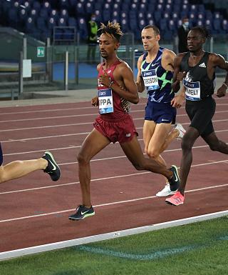 Yeman Crippa record italiano nei 3000 metri (foto Colombo/FIDAL)