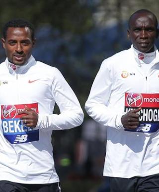 Kenenisa Bekele ed Eliud Kipchoge (foto World Athletics)