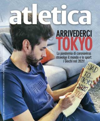 La copertina del primo numero 2020 di Atletica 