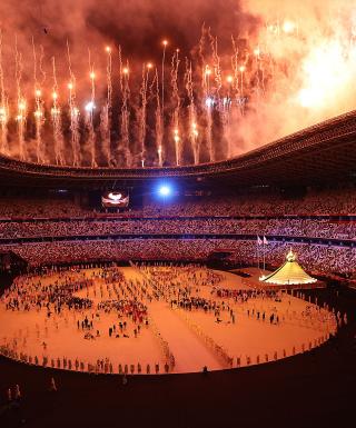 Lo stadio Olimpico di Tokyo (foto Colombo/FIDAL)