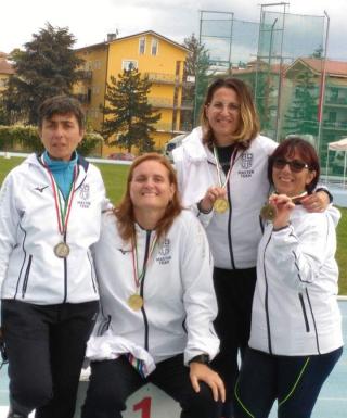 Da sinistra: Santa Sapienza, Sonia Cigagna, Cristiana Neri e Lucia Cugurra