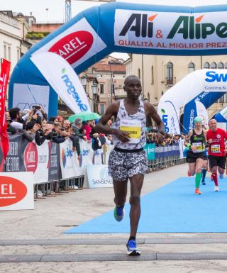 Gilbert Chumba, il vincitore della Padova Marathon 2023