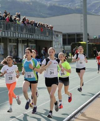 Die U14- und U16-Athleten sind startbereit (Foto: www.running.bz.it)