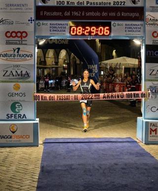 L’arrivo vincente di Eleonora Rachele Corradini (foto di Sandro Marconi)
