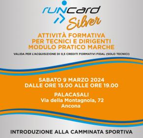 Run Card Silver: Ancona 9 marzo
