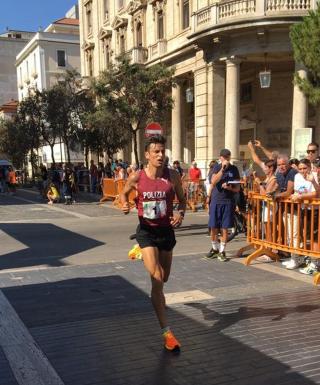 Pietro Riva ai tricolori dei 10km di Pescara